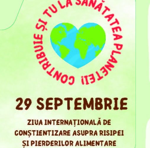29 septembrie – Ziua Internațională de conștientizare asupra risipei alimentare