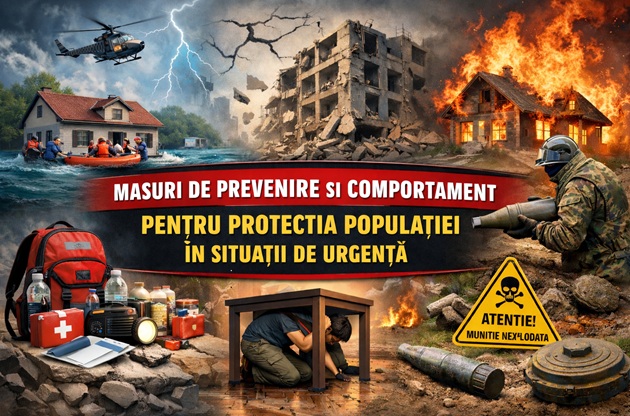 Măsuri de prevenire și comportament pentru protecția populației în situații de urgență