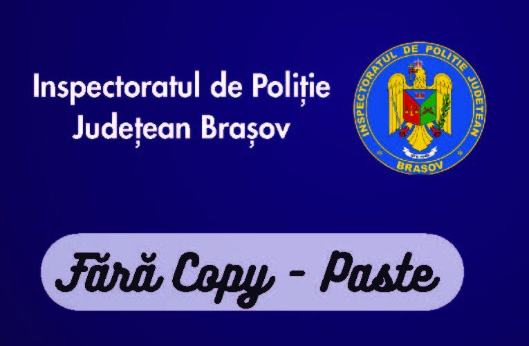 EDUCAȚIE PENTRU LEGALITATE: CAMPANIA „FĂRĂ COPY-PASTE” A AJUNS PRINTRE LICEENI