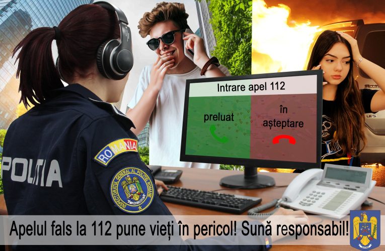 CAMPANIA DE PREVENIRE A ACTELOR DE APELARE ABUZIVĂ/ALERTĂRI FALSE LA SNAU 112